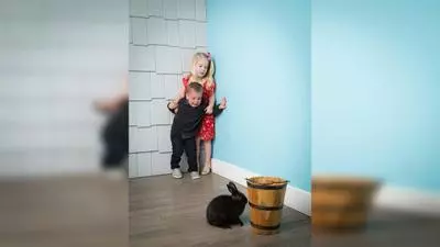 kids scared of rabbit