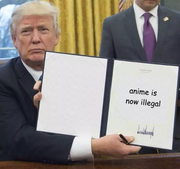 trumps first order of business meme image