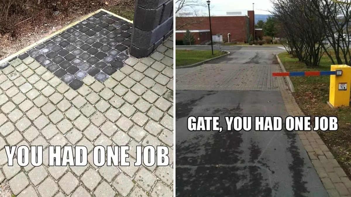 you had one job meme image