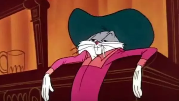 bugs bunny shooting a gun meme image