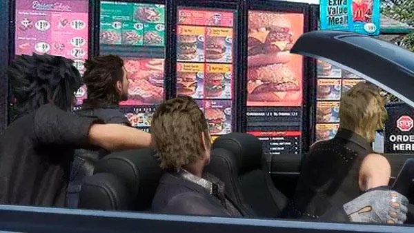 ffxv car driving meme image