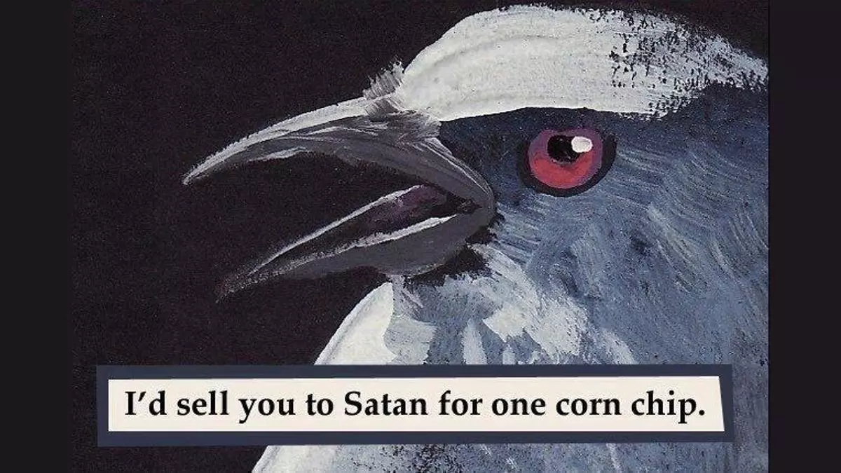 id sell you to satan for one corn chip meme image