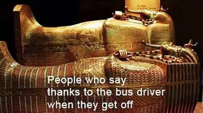 people who thank the bus driver