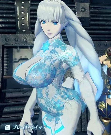 xenoblade chronicles 2 tsuki character design controversy meme image