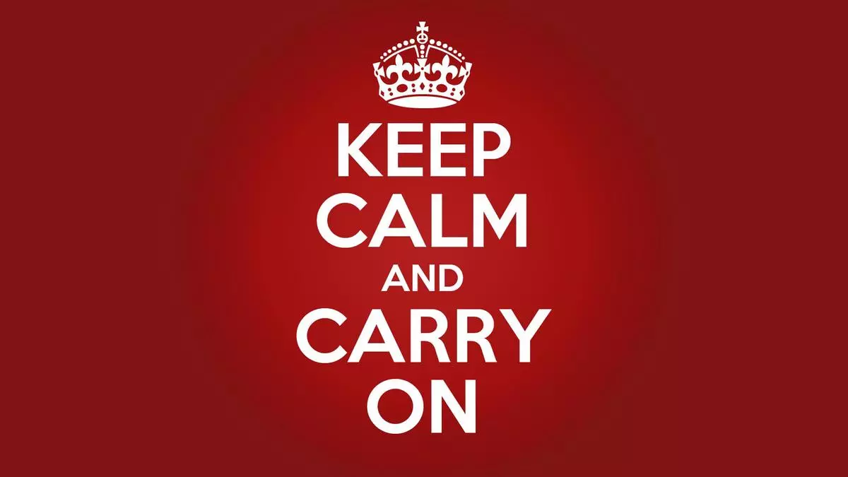 keep calm and carry on meme image