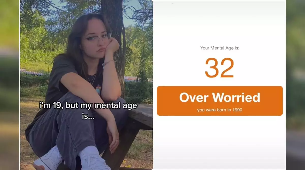 mental age test meme image