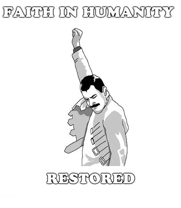 faith in humanity restored meme image