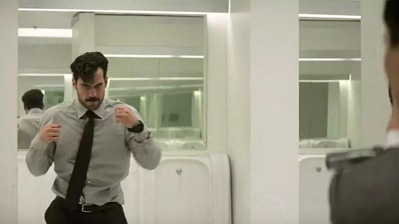 henry cavill reloading biceps meme image