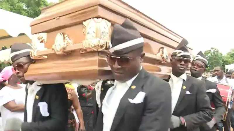 coffin dance dancing pallbearers meme image