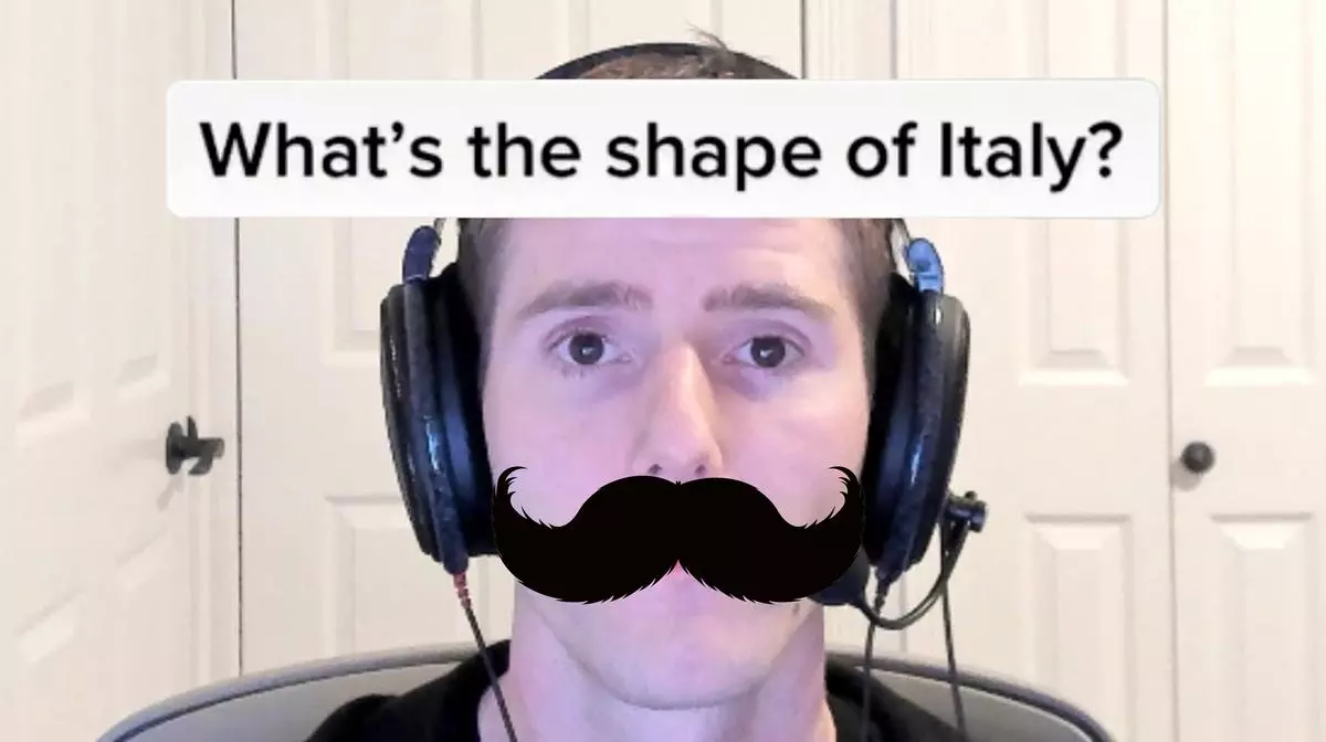 whats the shape of italy meme image