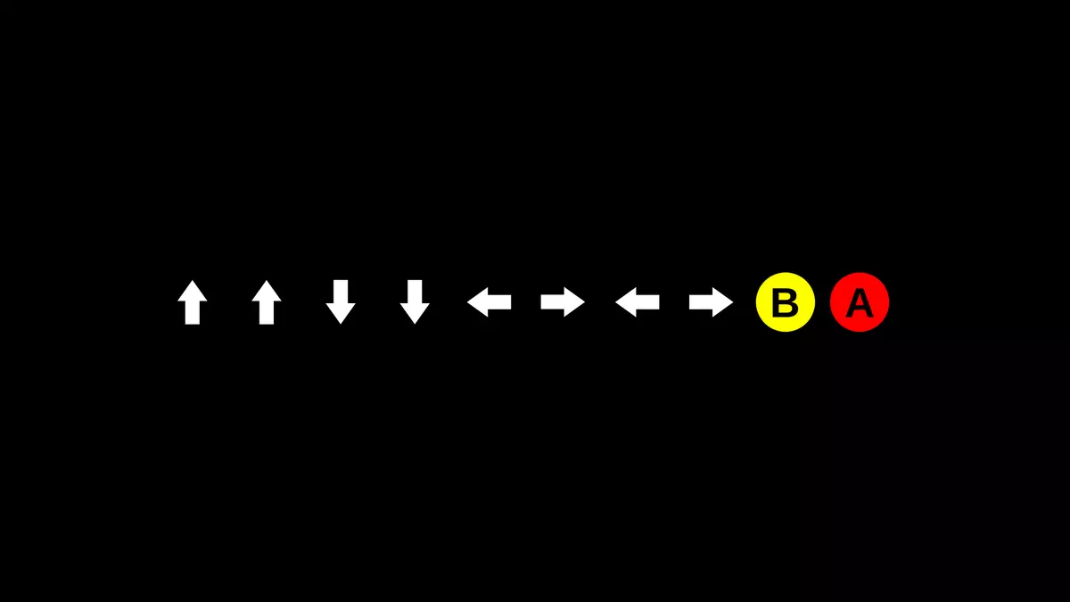konami code meme image