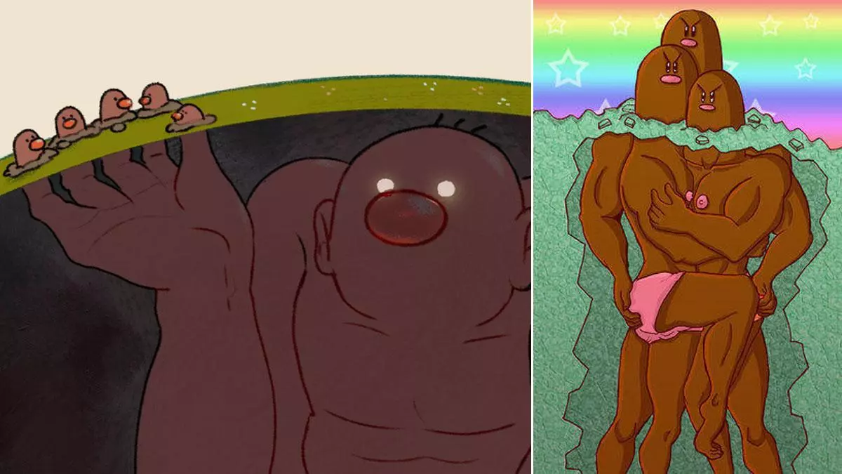 diglett underground meme image