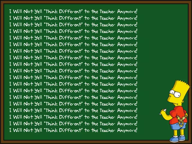 bart simpsons chalkboard parodies meme image