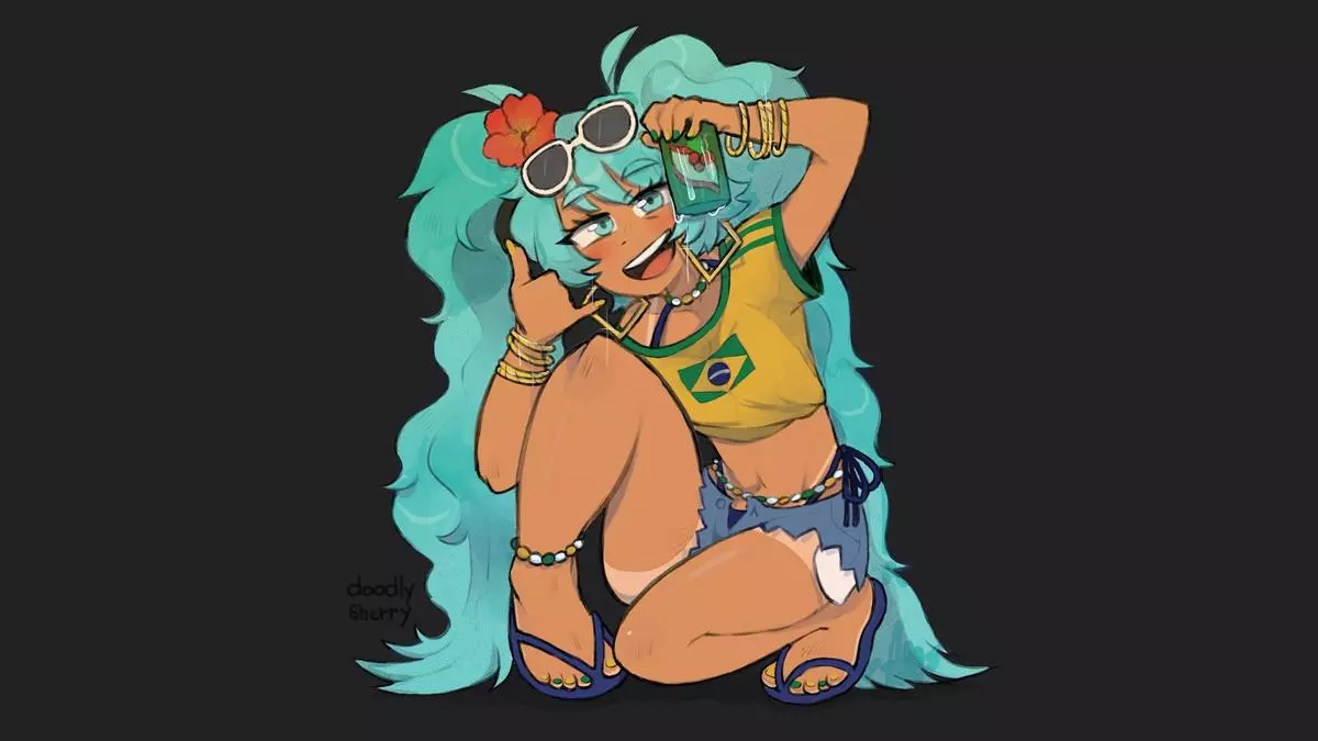 brazilian miku meme image