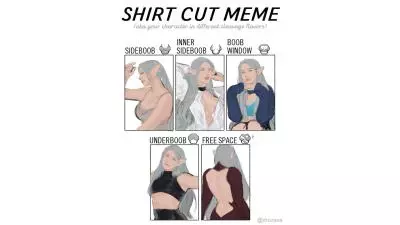 shirt cut meme