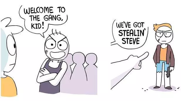 welcome to the gang crimes johnson meme image
