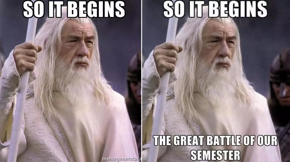 gandalfs so it begins meme image