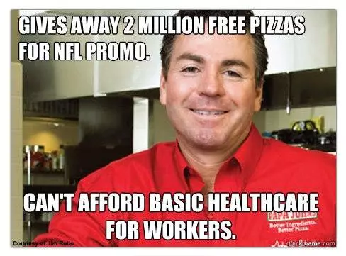 2012 papa johns boycott meme image