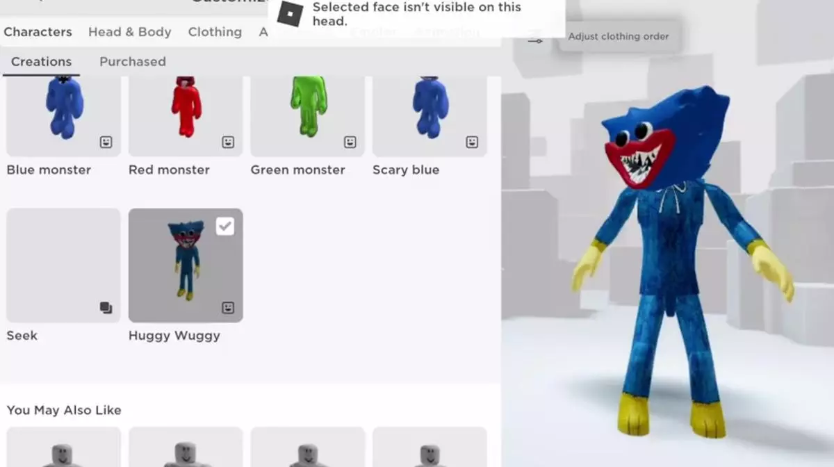 guys what one is your favorite huggy wuggy seek scary blue zumbo sauce meme image