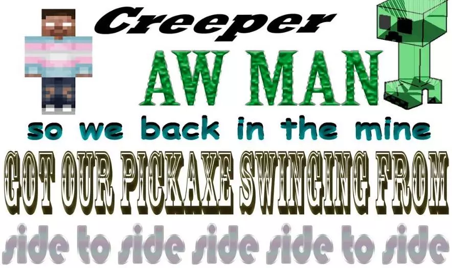 creeper aw man discord game meme image