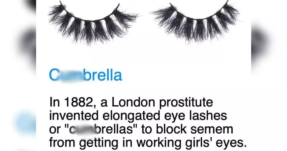 cumbrellas what fake eyelashes were originally called meme image