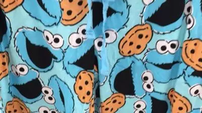 cookie monster pajama pants