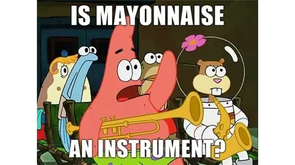is mayonnaise an instrument meme image