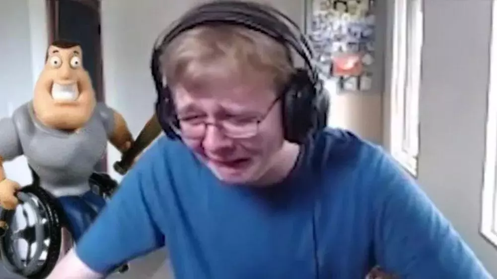 callmecarson crying next to joe swanson meme image