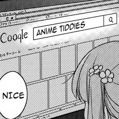 anime tiddies meme image