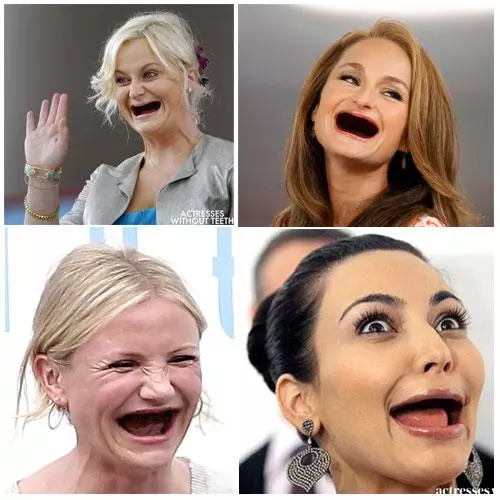 actresses without teeth meme image