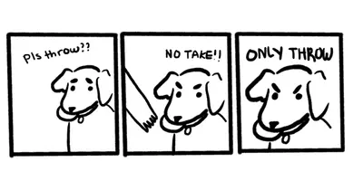 no take only throw