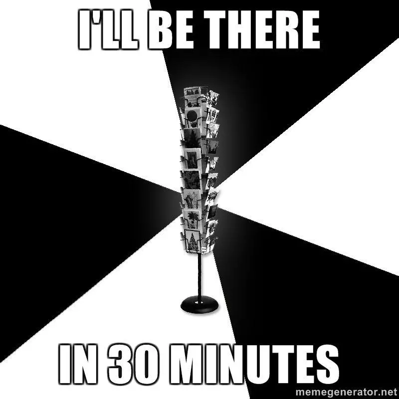 nyc cardstand earthcam trolling ill be there in 30 minutes meme image