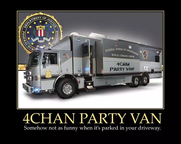 4chan party van meme image