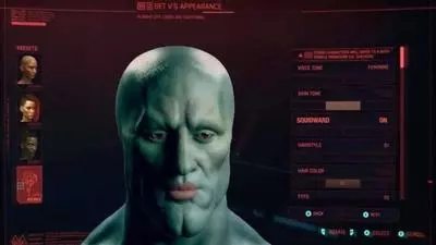 cyberpunk 2077 character creations