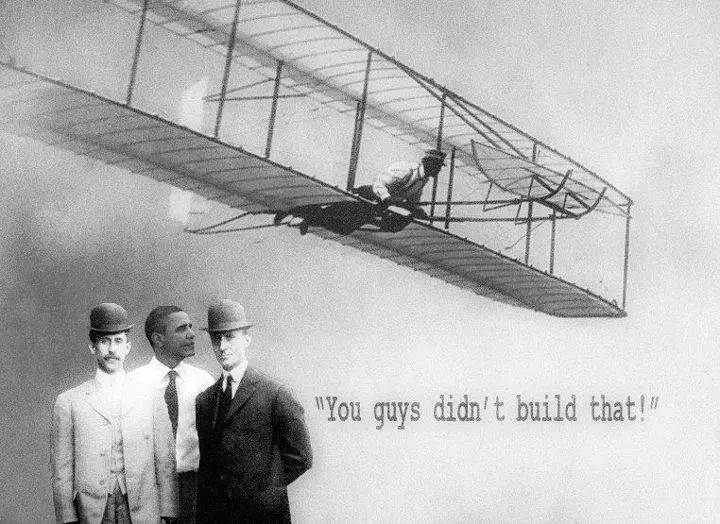 you didnt build that meme image