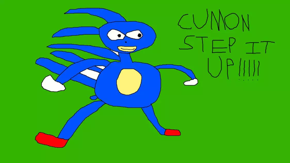 sanic hegehog meme image