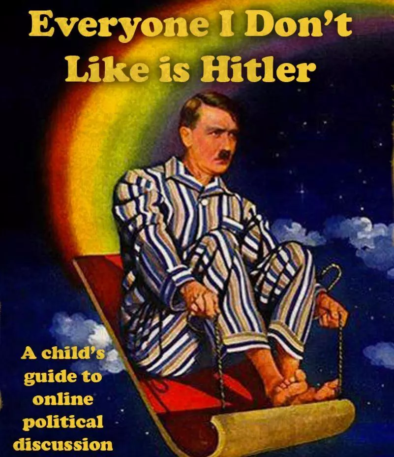 everyone i dont like is hitler meme image