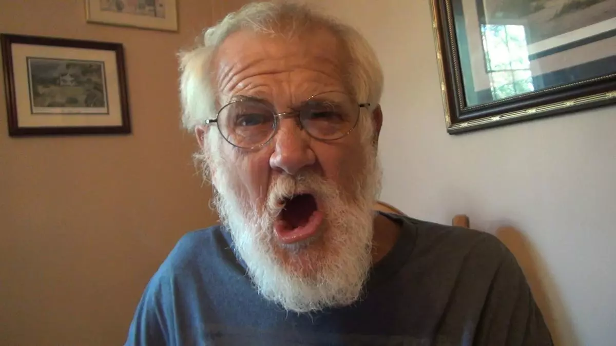 angry grandpa meme image