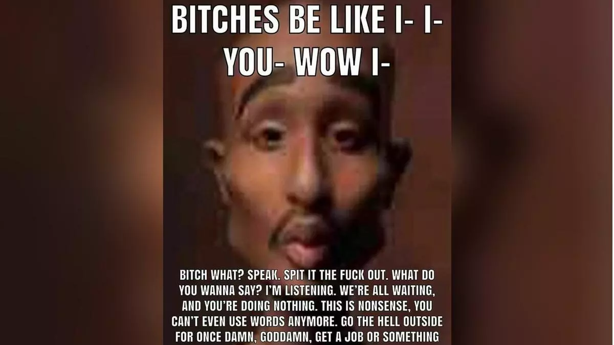 bitches be like i i you wow i meme image