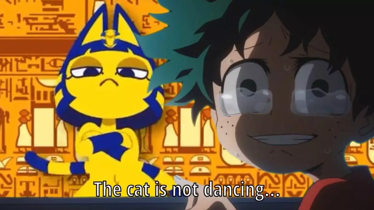 that cat is not dancing meme image