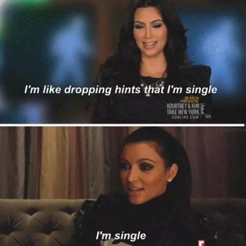 im dropping hints that im single meme image