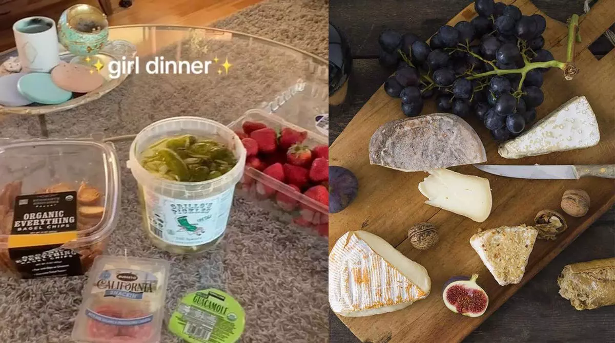 girl dinner meme image