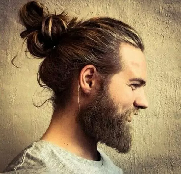 man bun meme image