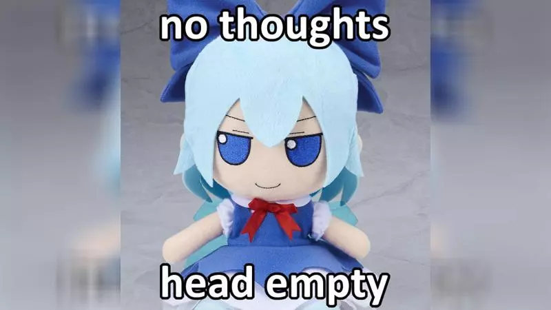 no thoughts head empty meme image