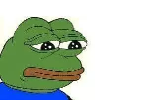 feels bad man sad frog