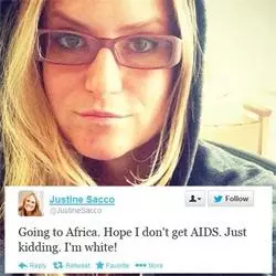 justine saccos aids tweet controversy meme image