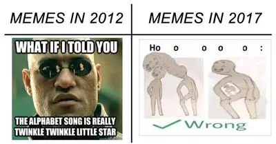 memes then memes now