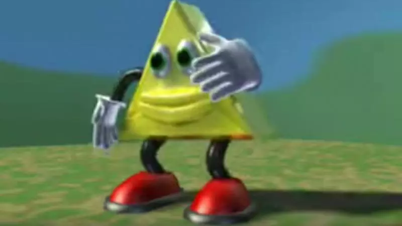 dancing triangle meme image