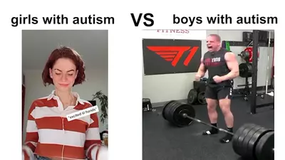 girls with autism vs boys with autism