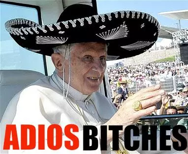 pope benedict xvis resignation meme image